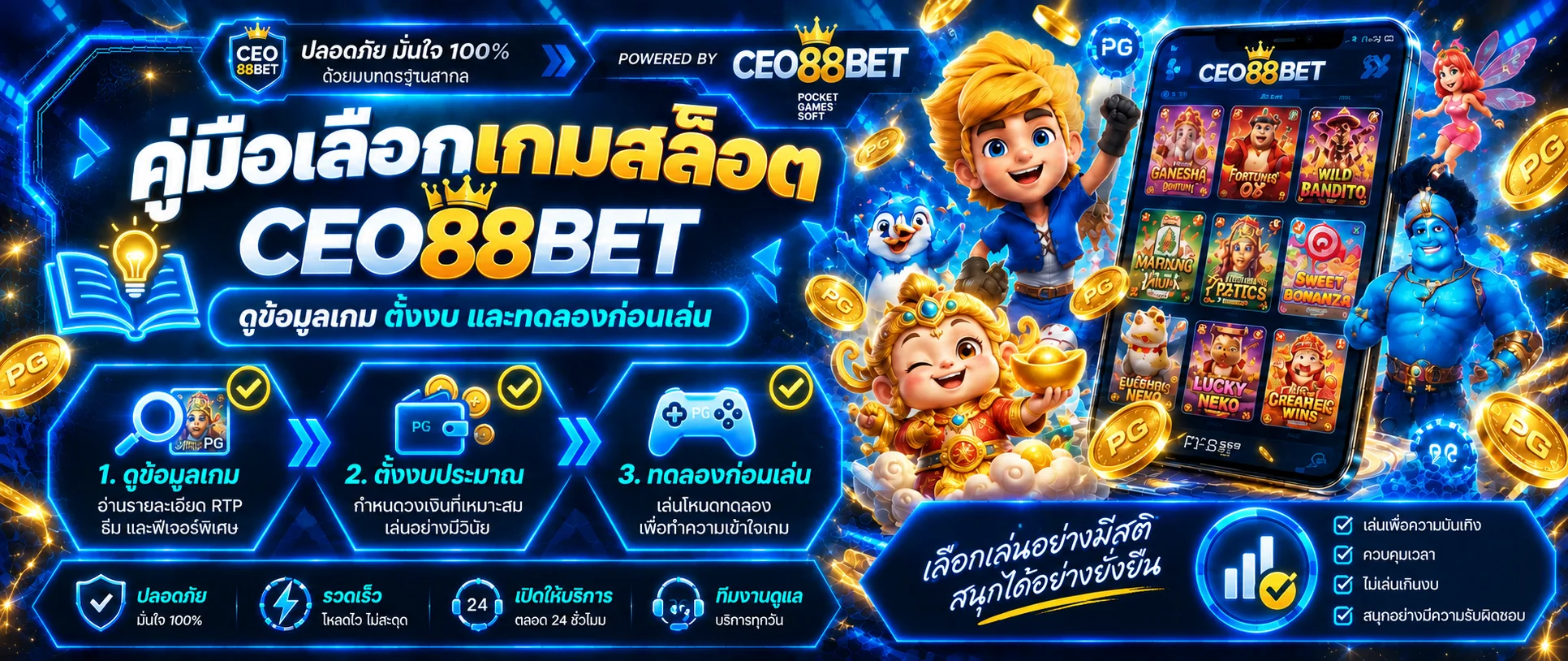 CEO88BET คู่มือเลือกเกมสล็อตสำหรับมือใหม่